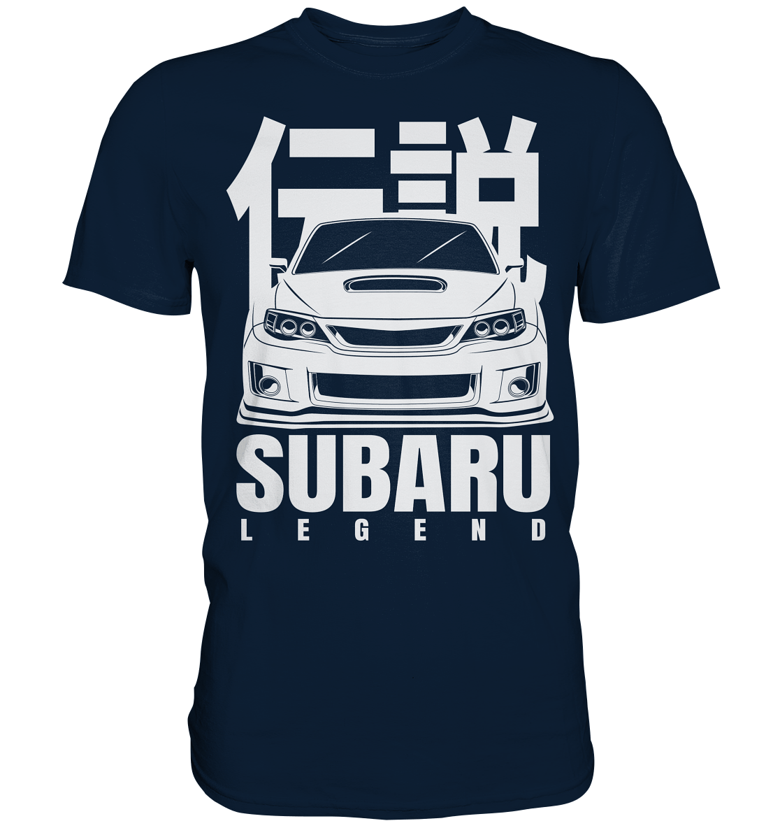 WRX STI Hatch - Front - Premium Shirt - MotoMerch.de