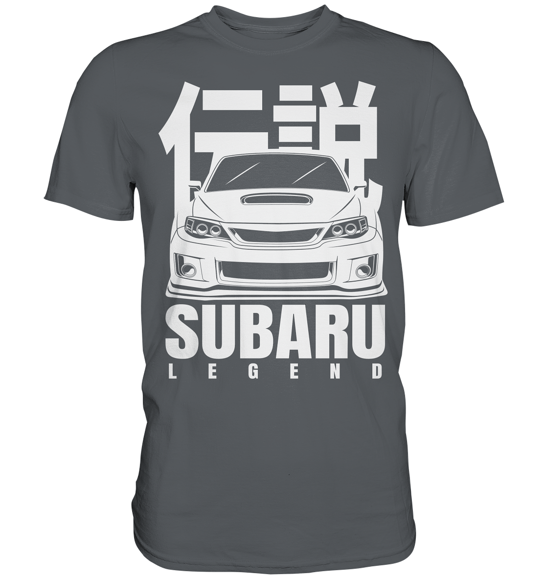 WRX STI Hatch - Front - Premium Shirt - MotoMerch.de