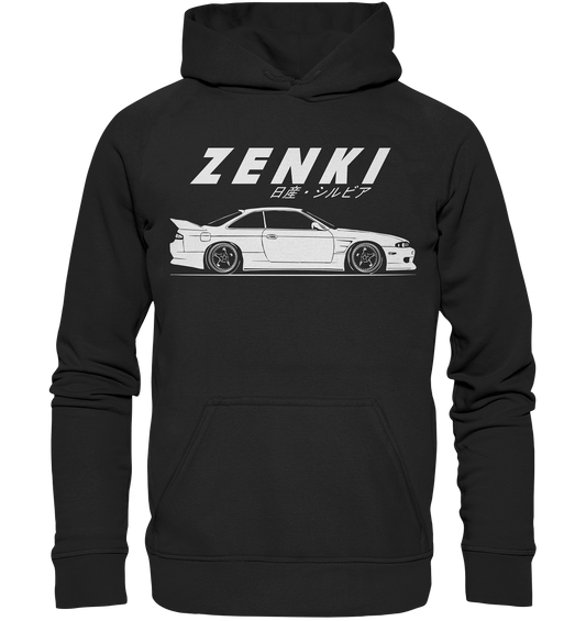 Zenki Nissan Silvia S14 - Basic Unisex Hoodie XL - MotoMerch.de