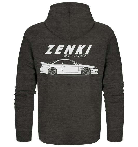 Zenki Nissan Silvia S14 - Organic Zipper - MotoMerch.de