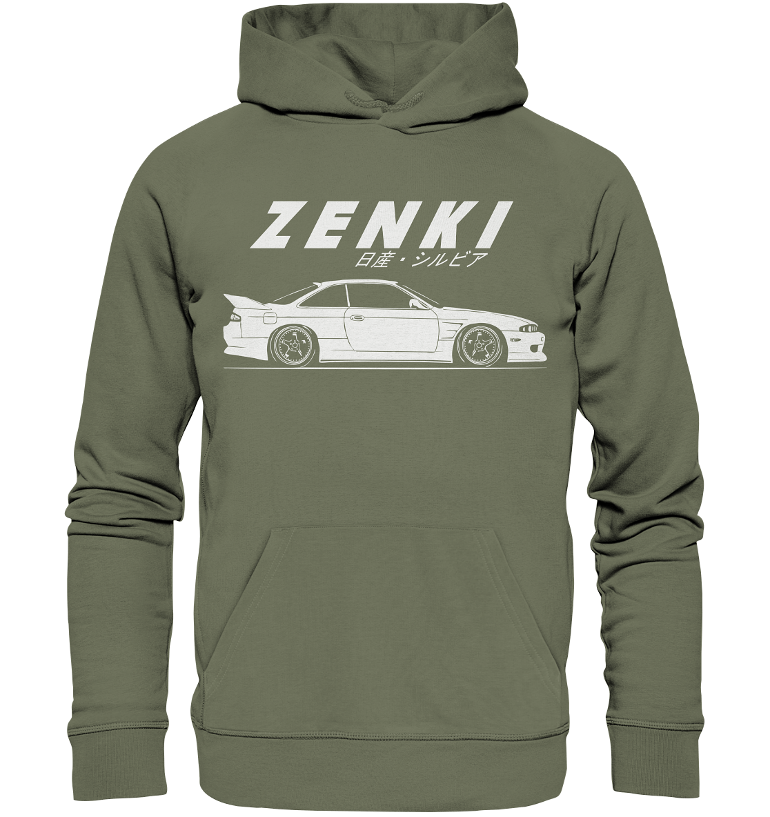 Zenki Nissan Silvia S14 - Premium Unisex Hoodie - MotoMerch.de