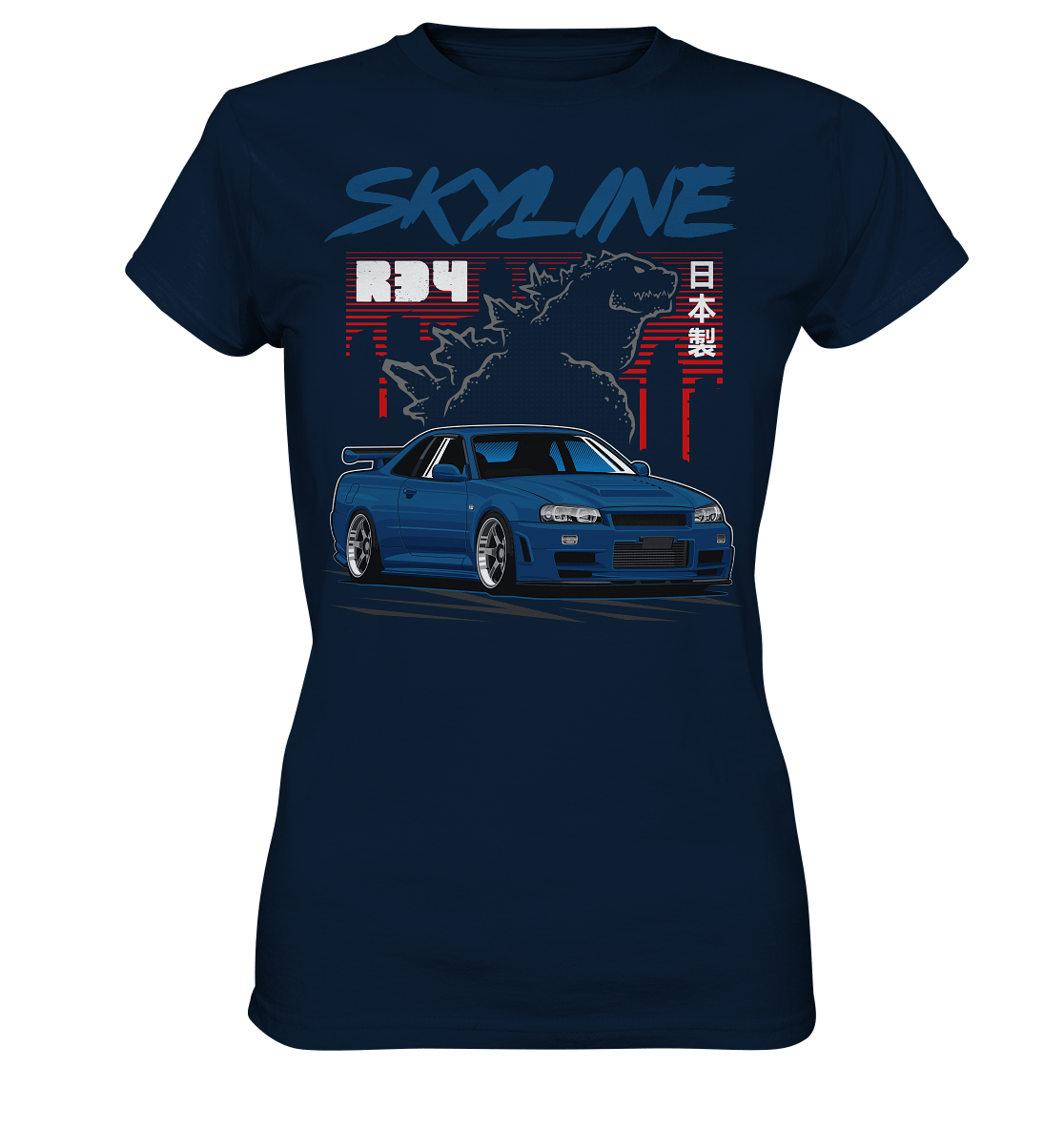 Zilla R34 GT-R - Ladies Premium Shirt - MotoMerch.de