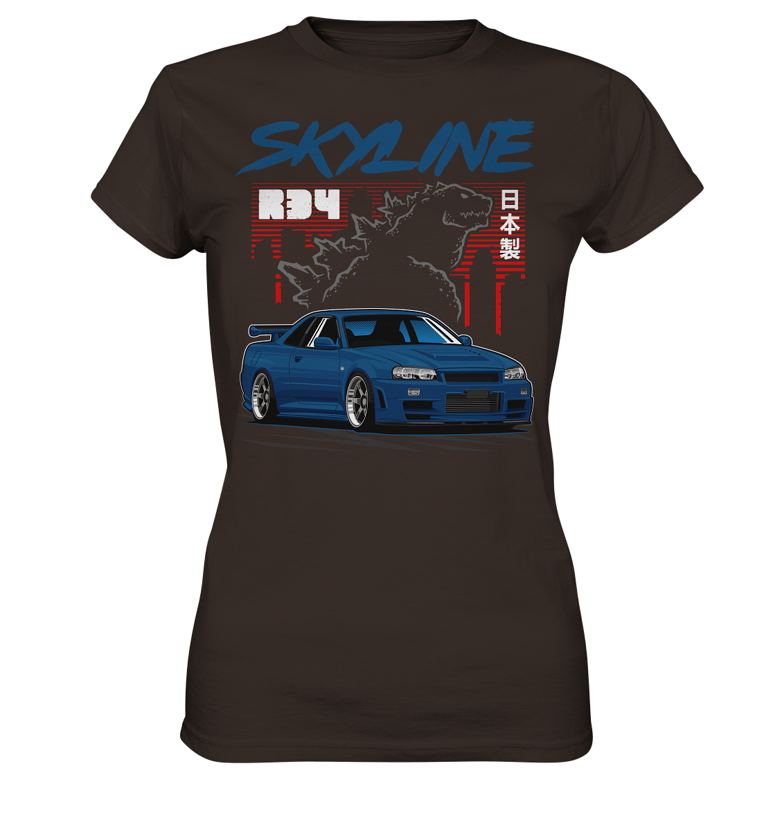 Zilla R34 GT-R - Ladies Premium Shirt - MotoMerch.de