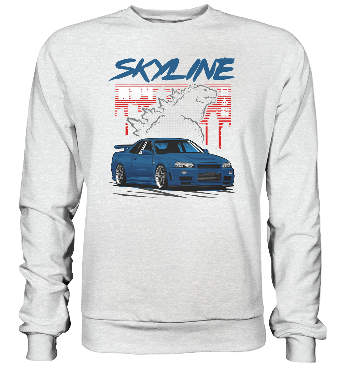 Zilla R34 GT-R - Premium Sweatshirt - MotoMerch.de