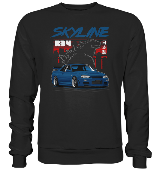 Zilla R34 GT-R - Premium Sweatshirt - MotoMerch.de